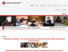 Tablet Screenshot of naasln.org